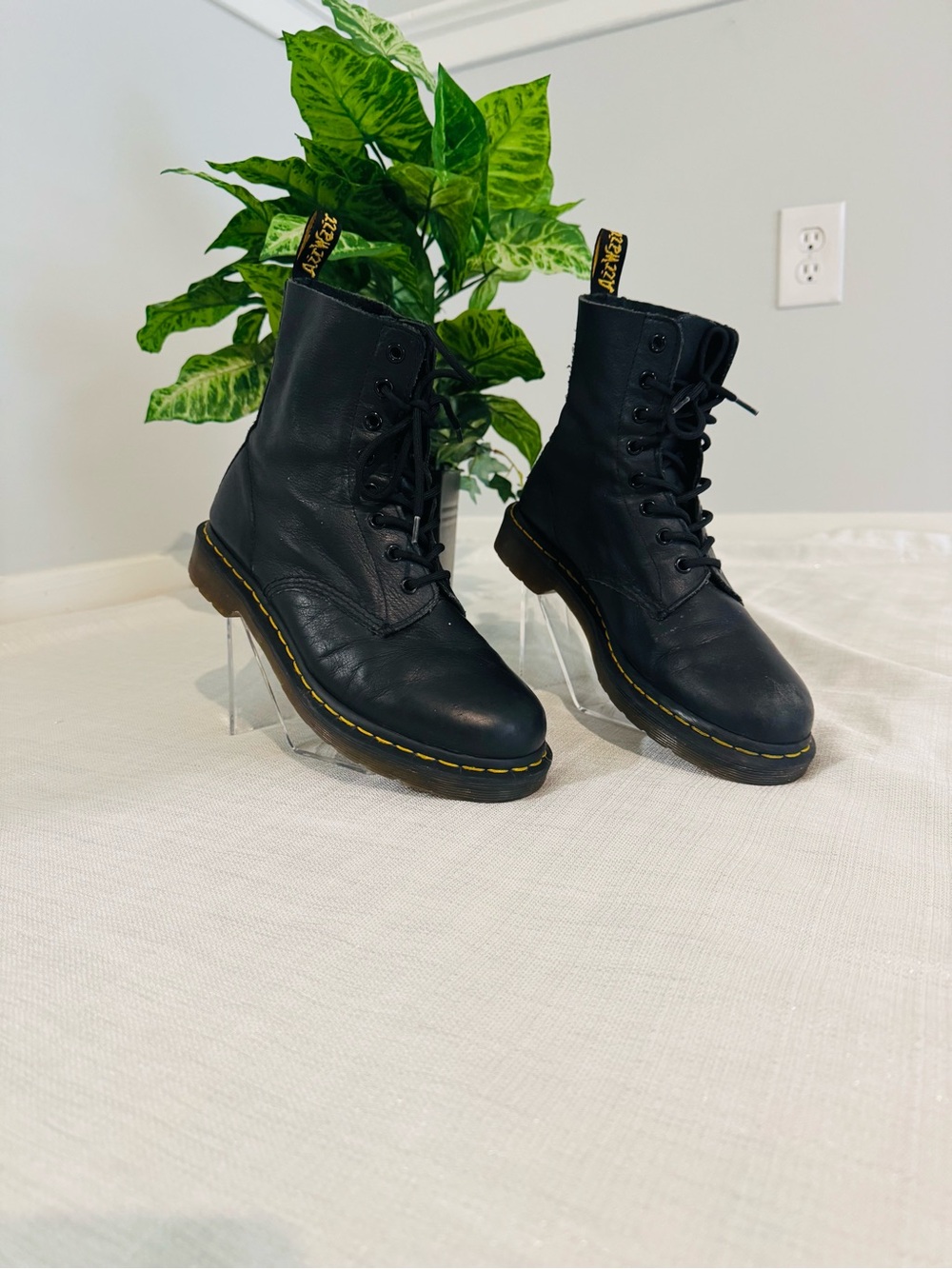 Women’s Black Lace-Up Ankle Boots